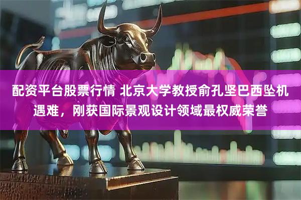配资平台股票行情 北京大学教授俞孔坚巴西坠机遇难，刚获国际景观设计领域最权威荣誉